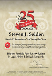 AV Preeminent Steve Seiden